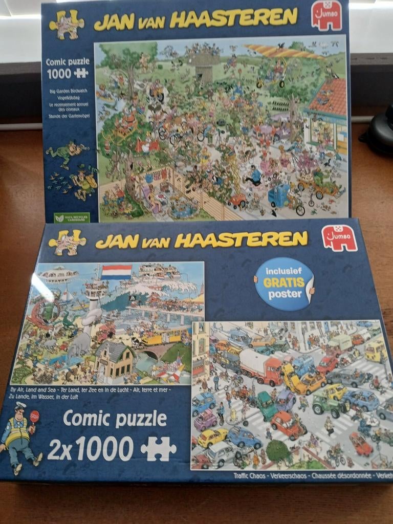 Van Haasteren puzzels, Ophalen, 500 t/m 1500 stukjes, Zo goed als nieuw