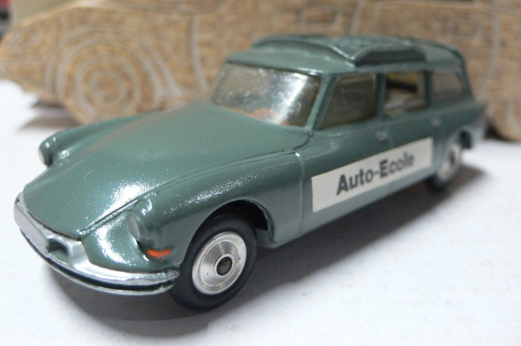 citroen ds 19 safari-auto ecole - corgi-gerestaureerd- 1/43, Verzenden, Gebruikt, Auto, Corgi