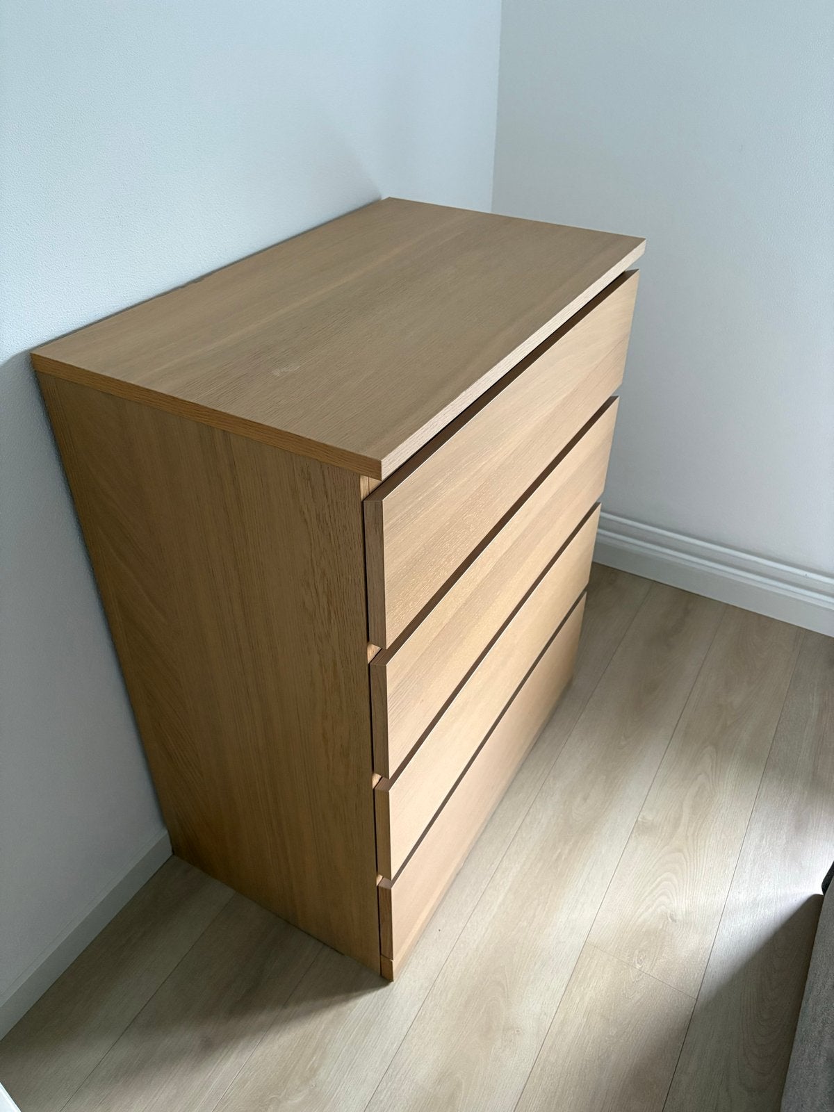 IKEA MALM ladekast met 4 lades, Ophalen, Overige materialen, Gebruikt, 100 tot 150 cm