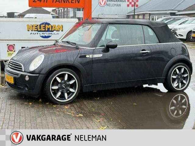 Mini Mini 1.6 16V ONE CABRIO One bovag-garantie rijklaarprij, Auto's, 12 maanden, Gebruikt, 4 cilinders, 4 stoelen