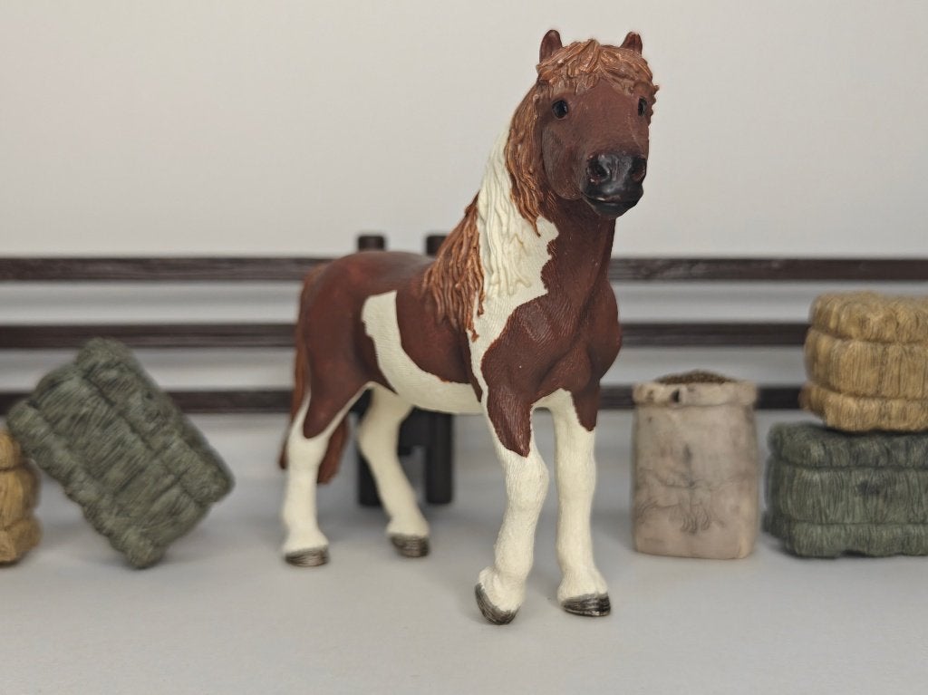 Schleich IJslander hengst 13815, Ophalen of Verzenden, Gebruikt