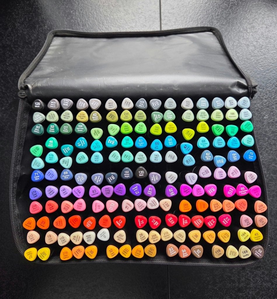 Nieuw DécoTime twinmarkers XXL-set - 170 stuks, Ophalen, Nieuw, Potlood of Stift
