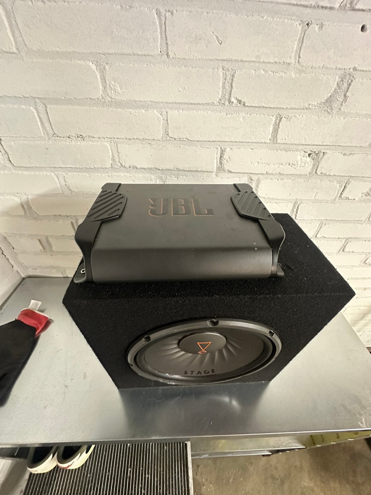 Jbl versterker met woofer, Auto diversen, Ophalen of Verzenden, Zo goed als nieuw