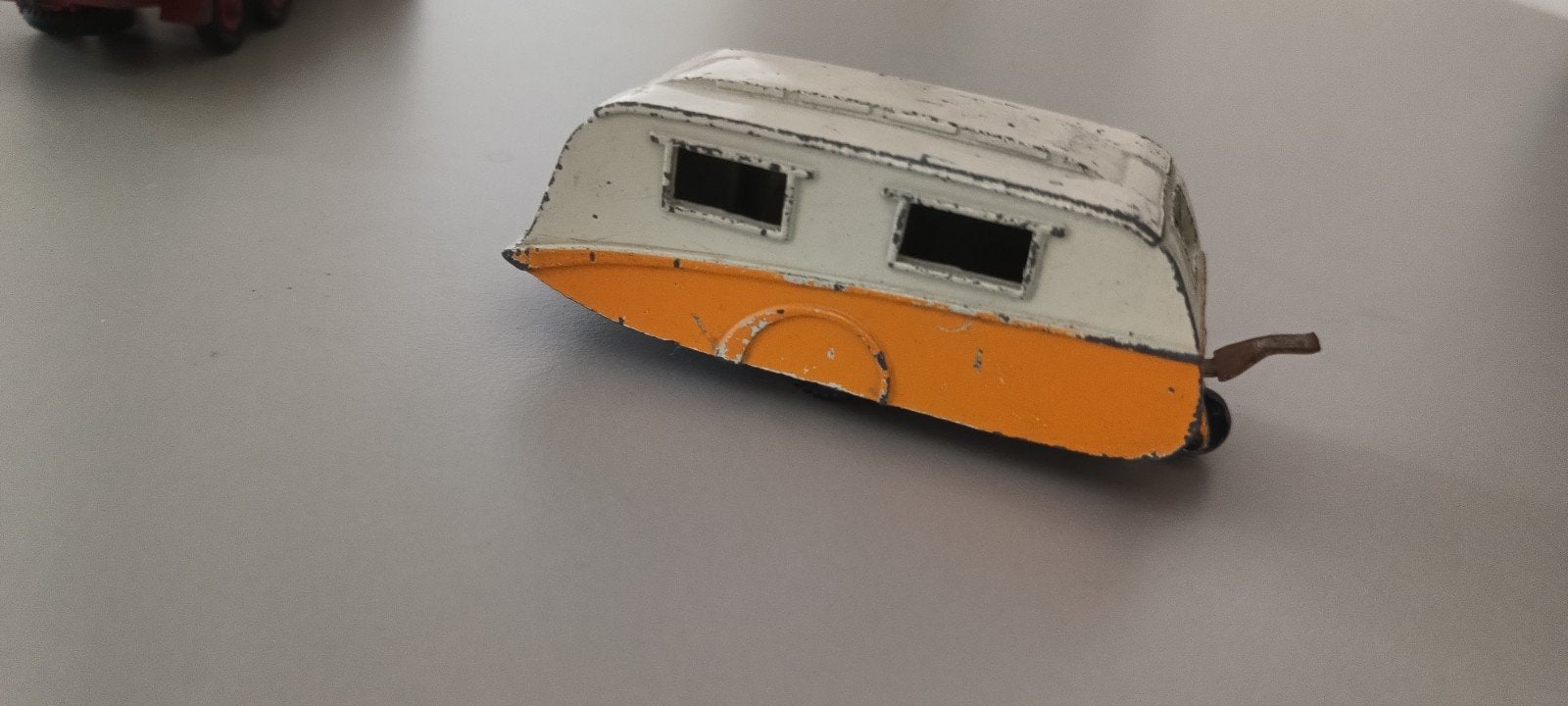 Originele Dinky Toy Caravan - Vintage Speelgoed, Ophalen of Verzenden, Gebruikt