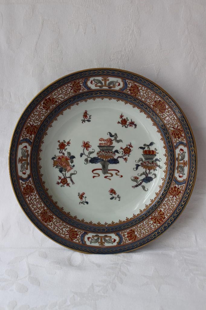 Antieke Franse Samson c 1875 chinoiserie bord, Ophalen of Verzenden
