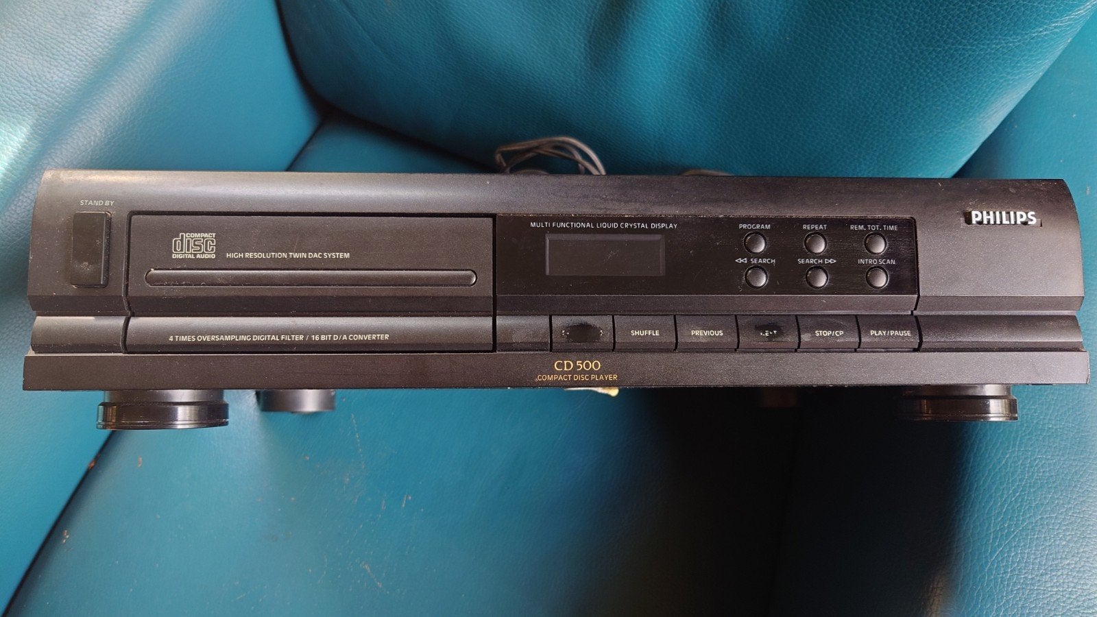 Philips CD 500 CD-speler - Zwenk laser, Ophalen of Verzenden, Gebruikt, Philips