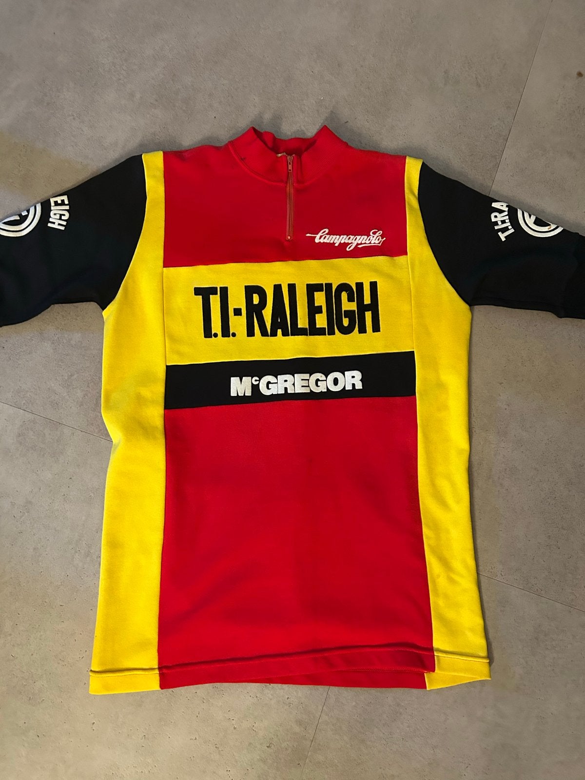 Origineel Vintage TI-Raleigh Campagnolo Wielershirt, Meerkleurig, Maat 56/58 (XL), Ophalen of Verzenden, Zo goed als nieuw