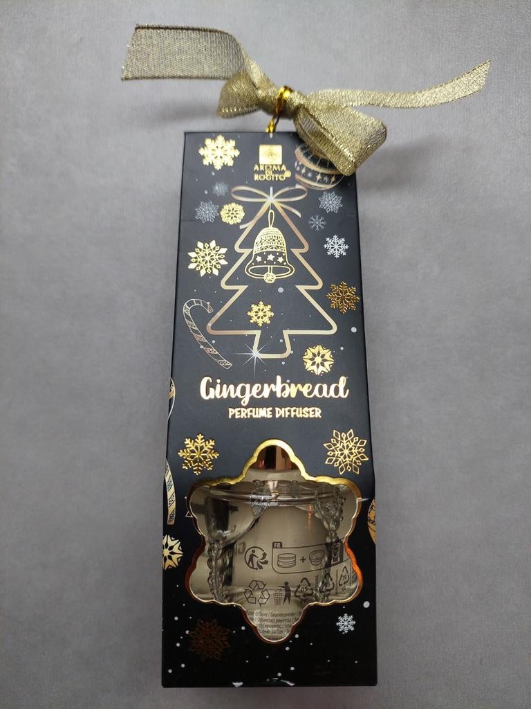 Gingerbread perfume diffuser met stokjes (huisparfum), Ophalen of Verzenden, Nieuw, Glas