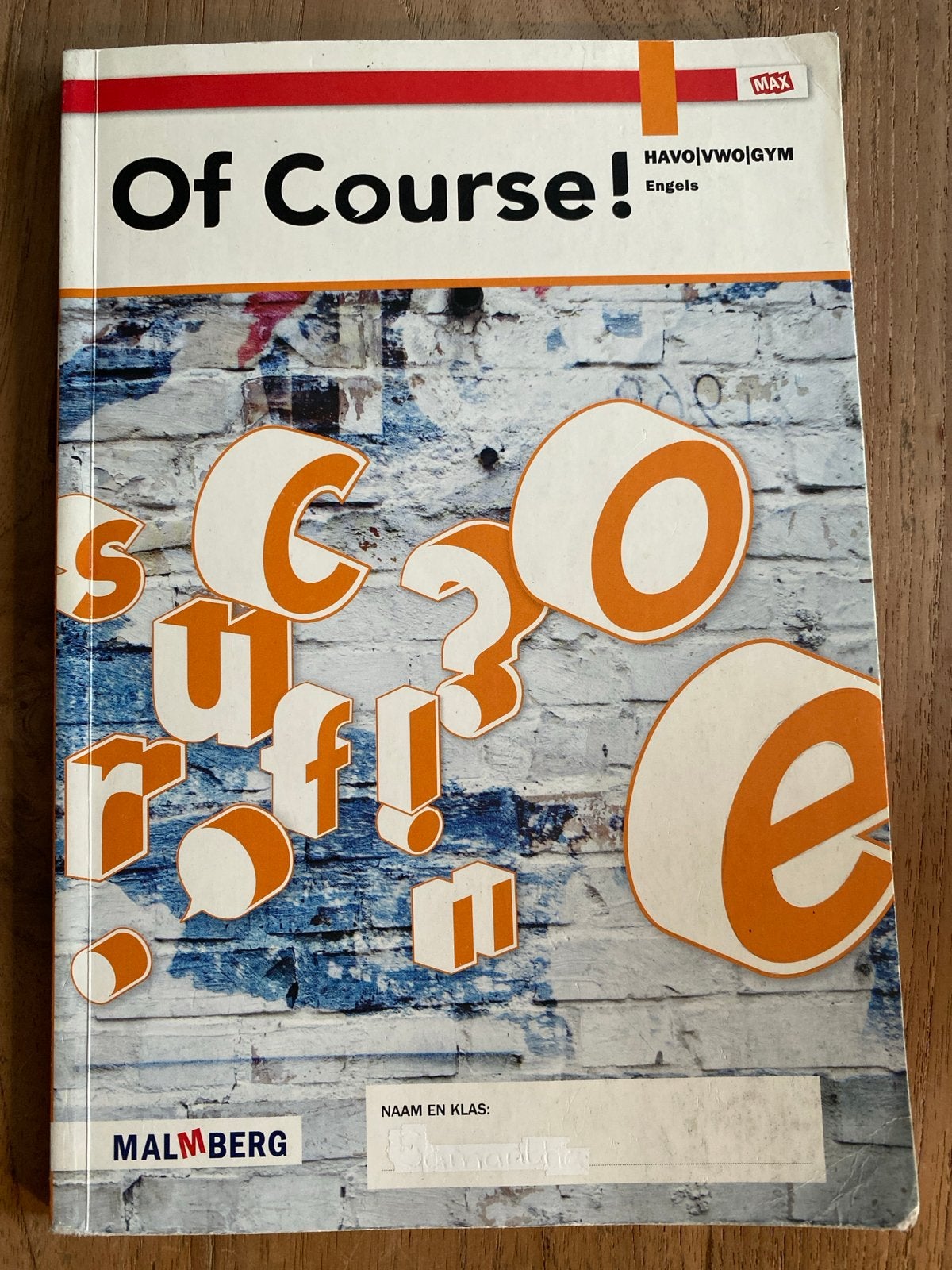 Of Course! Engels HAVO/VWO/GYM - Malmberg, Ophalen of Verzenden, Zo goed als nieuw, VWO, Engels