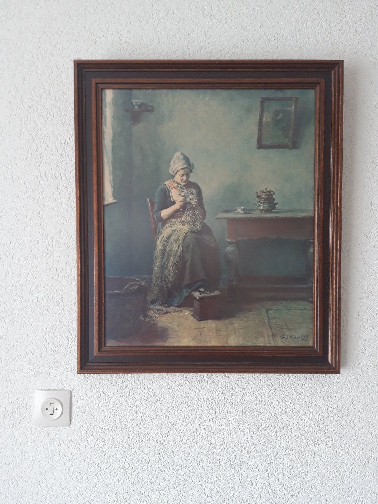 Afdruk schilderij Carl Haver, Antiek en Kunst, Ophalen