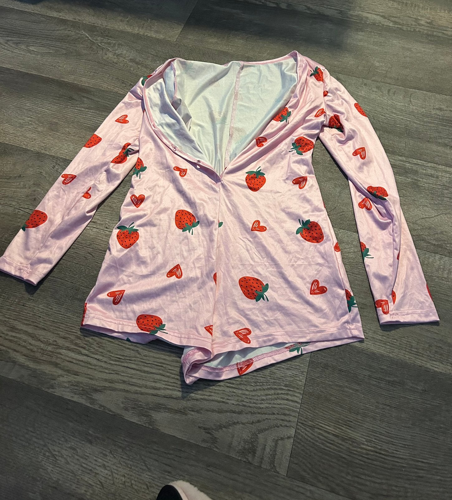 Aardbei pyjama roze, maat M, Kleding | Dames, Ophalen of Verzenden, Nieuw, Maat 38/40 (M)