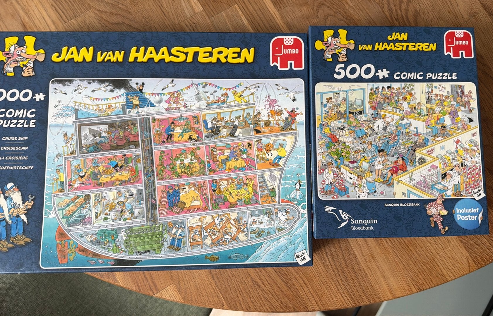 Van Haasteren, Hobby en Vrije tijd, Denksport en Puzzels, Ophalen, 500 t/m 1500 stukjes, Zo goed als nieuw