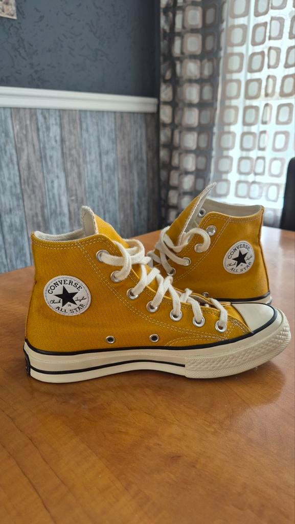 Converse Chuck Taylor All Star 70 Hi Schoenen Geel Maat 36.5, Geel, Converse, Ophalen of Verzenden, Sneakers of Gympen