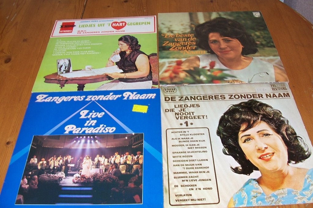 zangeres zonder naam 6 lp's, Cd's en Dvd's, Vinyl | Nederlandstalig, LP, Gebruikt, Ophalen of Verzenden, Levenslied of Smartlap