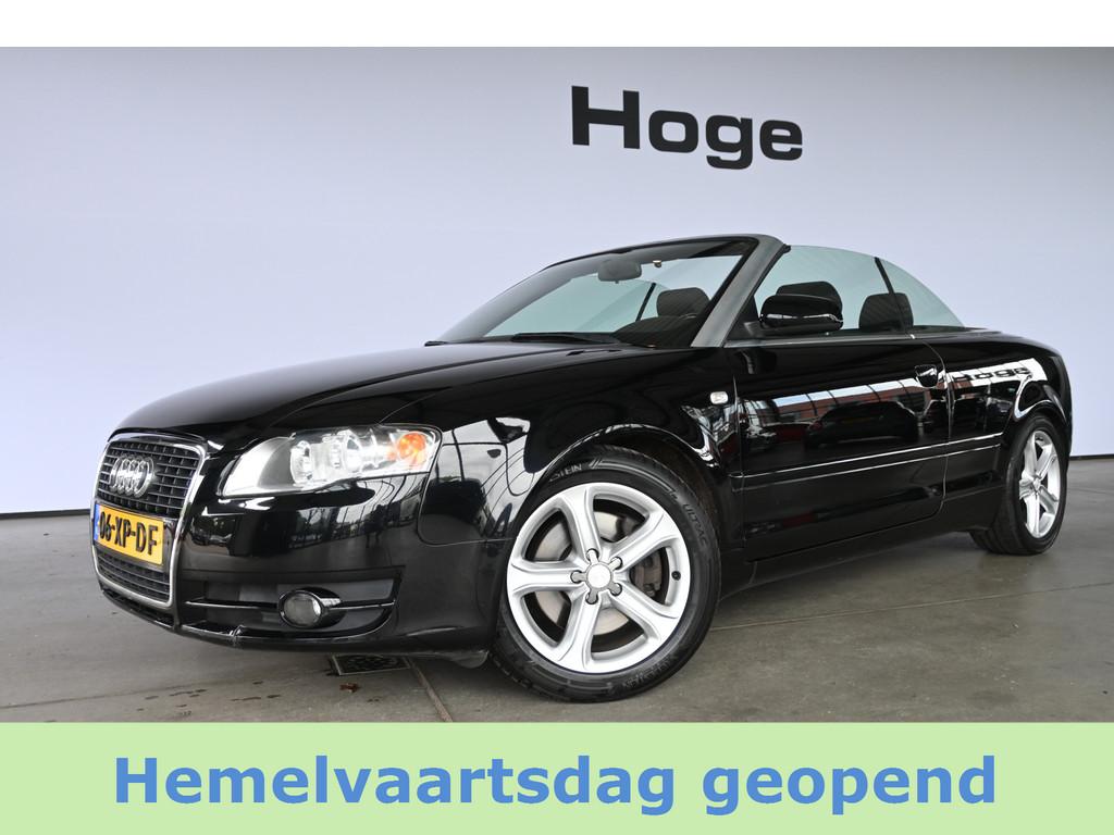 Audi A4 2.7 TDI Cabriolet Automaat Airco Cruise control Elek, Stof, Gebruikt, Zwart, 197 €/maand