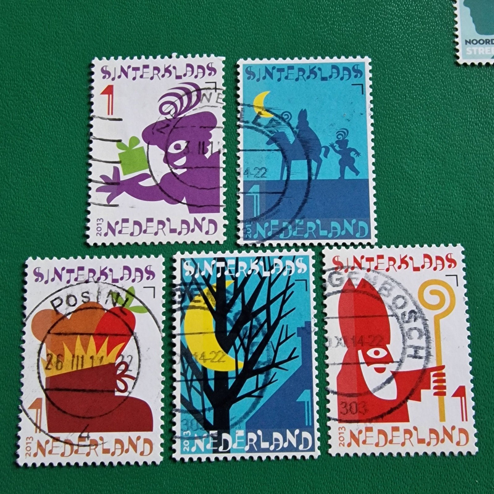 kv701  Nederland Sinterklaas postzegels 2013 - Gestempeld se, Ophalen of Verzenden, Na 1940, Gestempeld