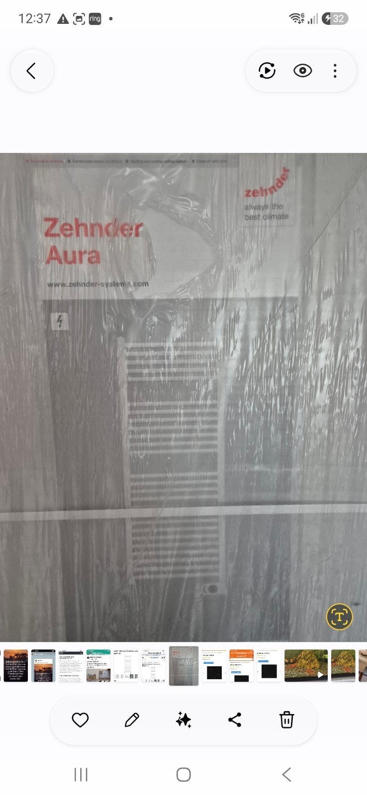 badkamer verwarming, Doe-het-zelf en Verbouw, Verwarming en Radiatoren, Ophalen, Radiator, Nieuw, Minder dan 60 cm