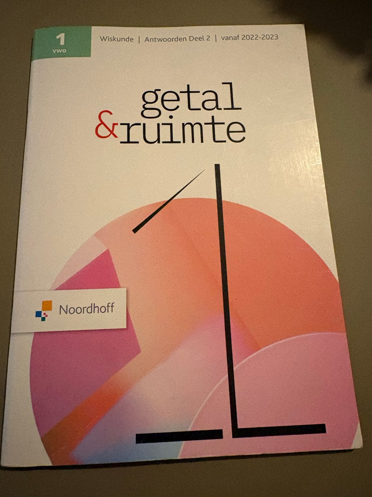 Getal & Ruimte Antwoorden 1 vwo deel 2 (2022), Boeken, Schoolboeken, Ophalen of Verzenden, Zo goed als nieuw, VWO, Wiskunde A