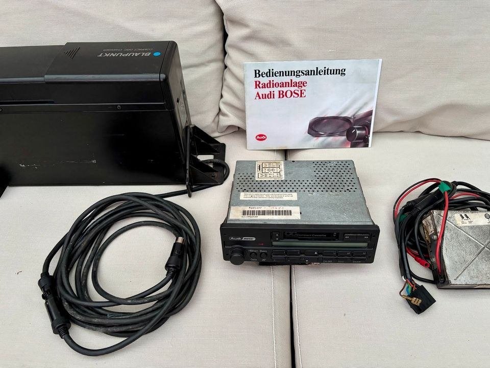 Audi 80 S2 S4 C4 V8 Gamma Radio CC Bose met cd-wisselaar set, Ophalen of Verzenden, Zo goed als nieuw