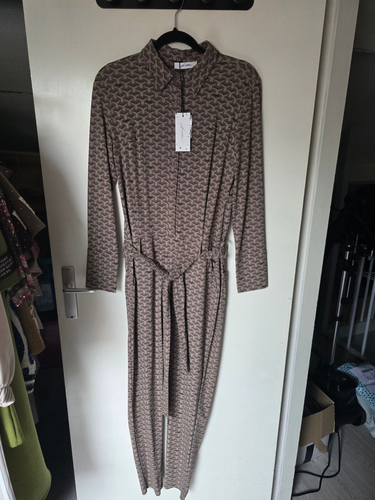 dames travelstof jumpsuit s, Kleding | Dames, Meerkleurig, Nieuw, Ophalen of Verzenden, Maat 36 (S)