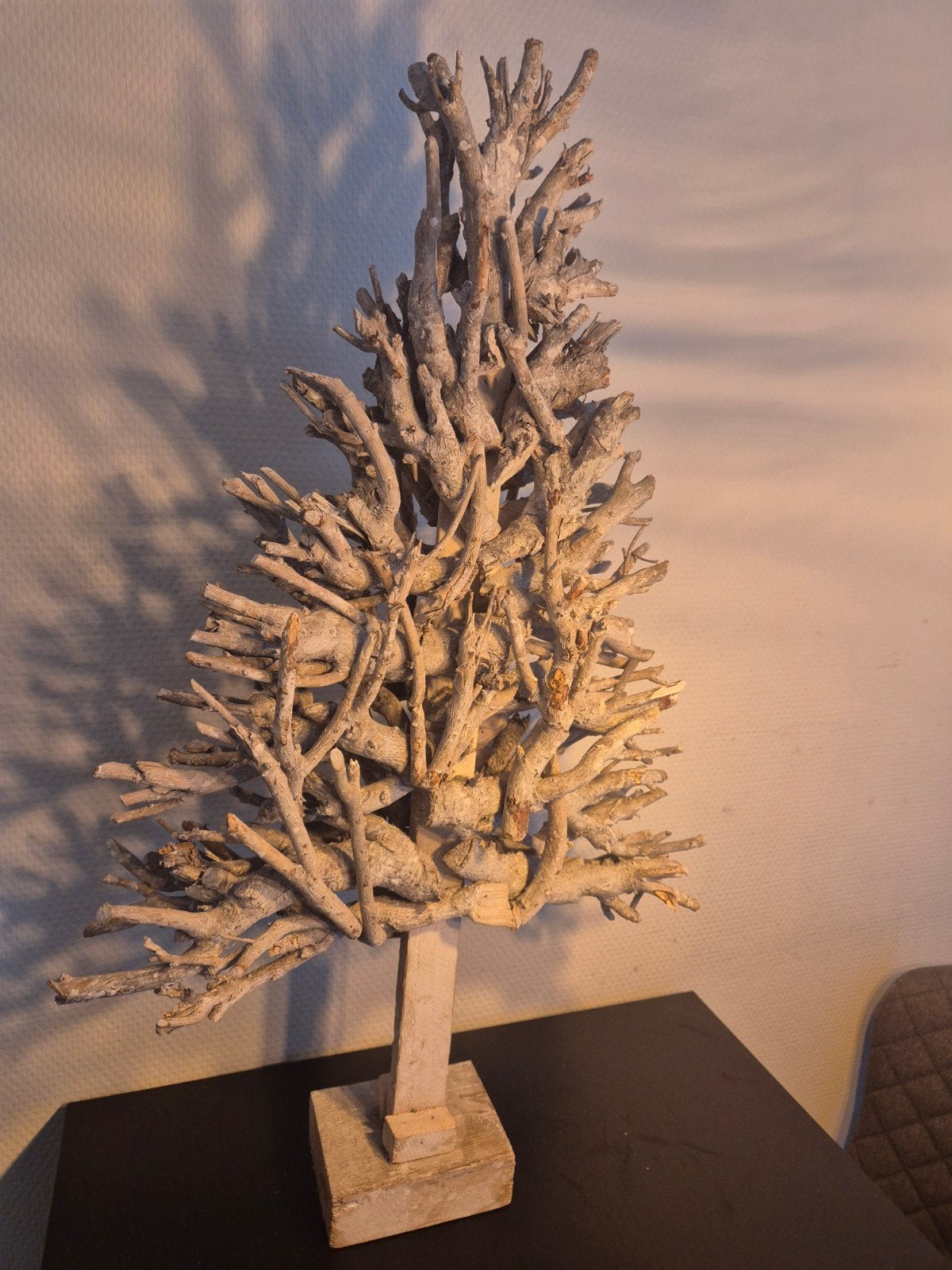 Decoratieve boom van drijfhout - Uniek en handgemaakt, Hout, Beige, Ophalen of Verzenden, Landelijk