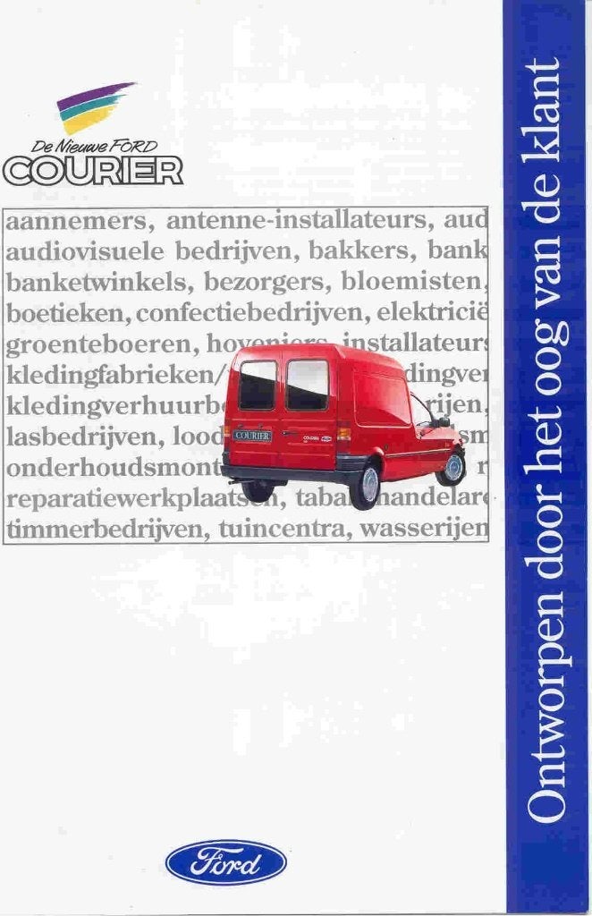 Courier, De nieuwe Ford Courier (plm. 1989), Ophalen of Verzenden, Nieuw, Ford