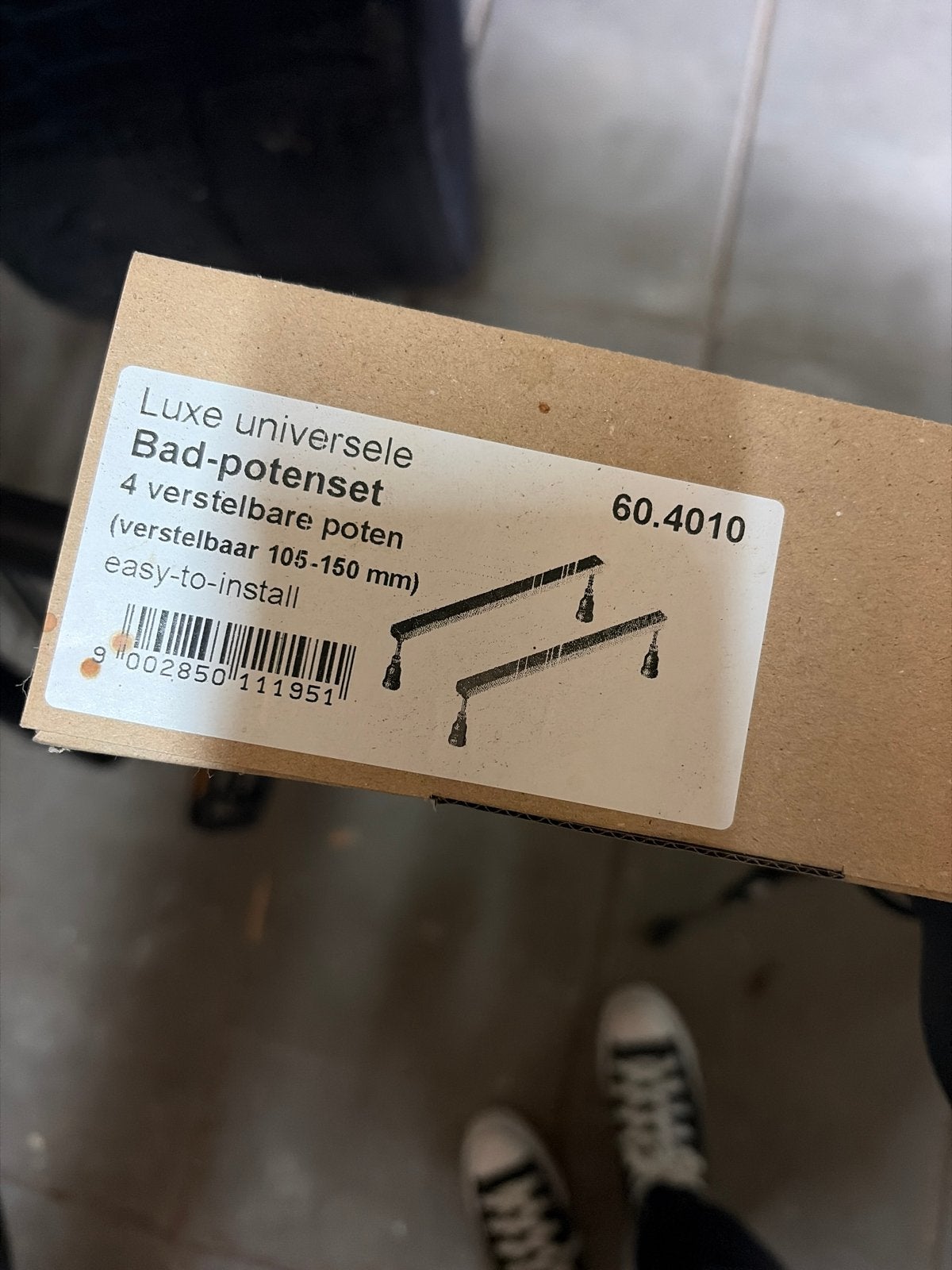 Luxe universele Bad-potenset - verstelbaar 105-150 mm, Huis en Inrichting, Ophalen, Nieuw, Overige typen