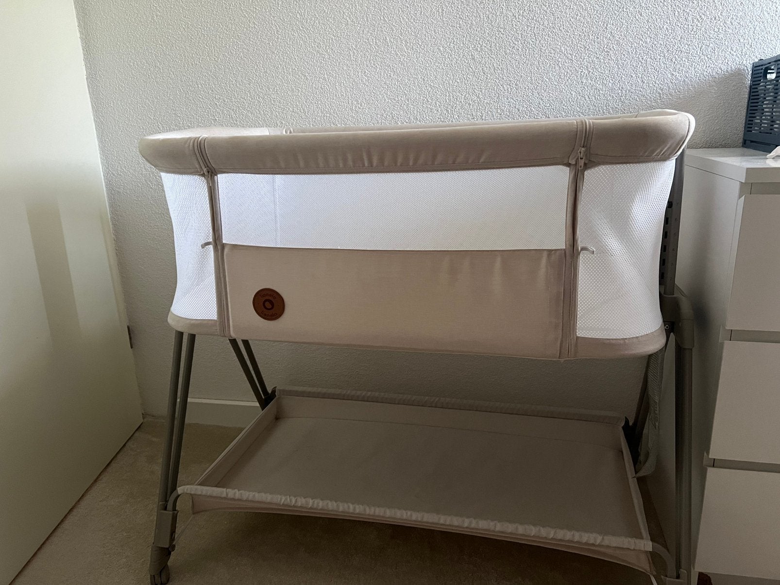 Lionelo cosleeper creme beige, Ophalen, Zo goed als nieuw, Overige typen