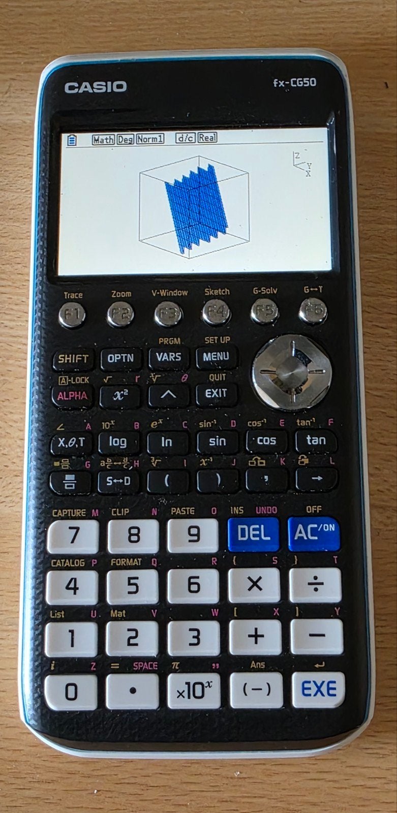 Casio fx-CG50 grafische rekenmachine kleur, Diversen, Rekenmachines, Ophalen of Verzenden, Grafische rekenmachine, Gebruikt