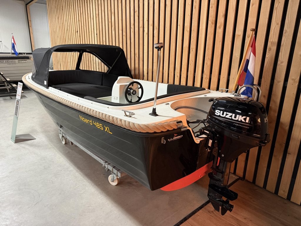 NwStaat! NOARD 485 XL DELUXE '15PK SUZUKI' ZieFoto's Bj2022!, Overige merken, Overige typen, Rondzit, Zo goed als nieuw