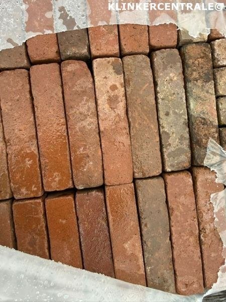 10m2 rood bruin gebakken klinkers waalformaat 5-duimers
