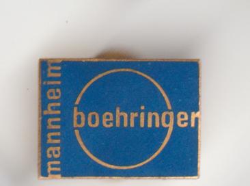Mannheim Boehringer emaille knoopspeld, Verzenden, Zo goed als nieuw, Transport