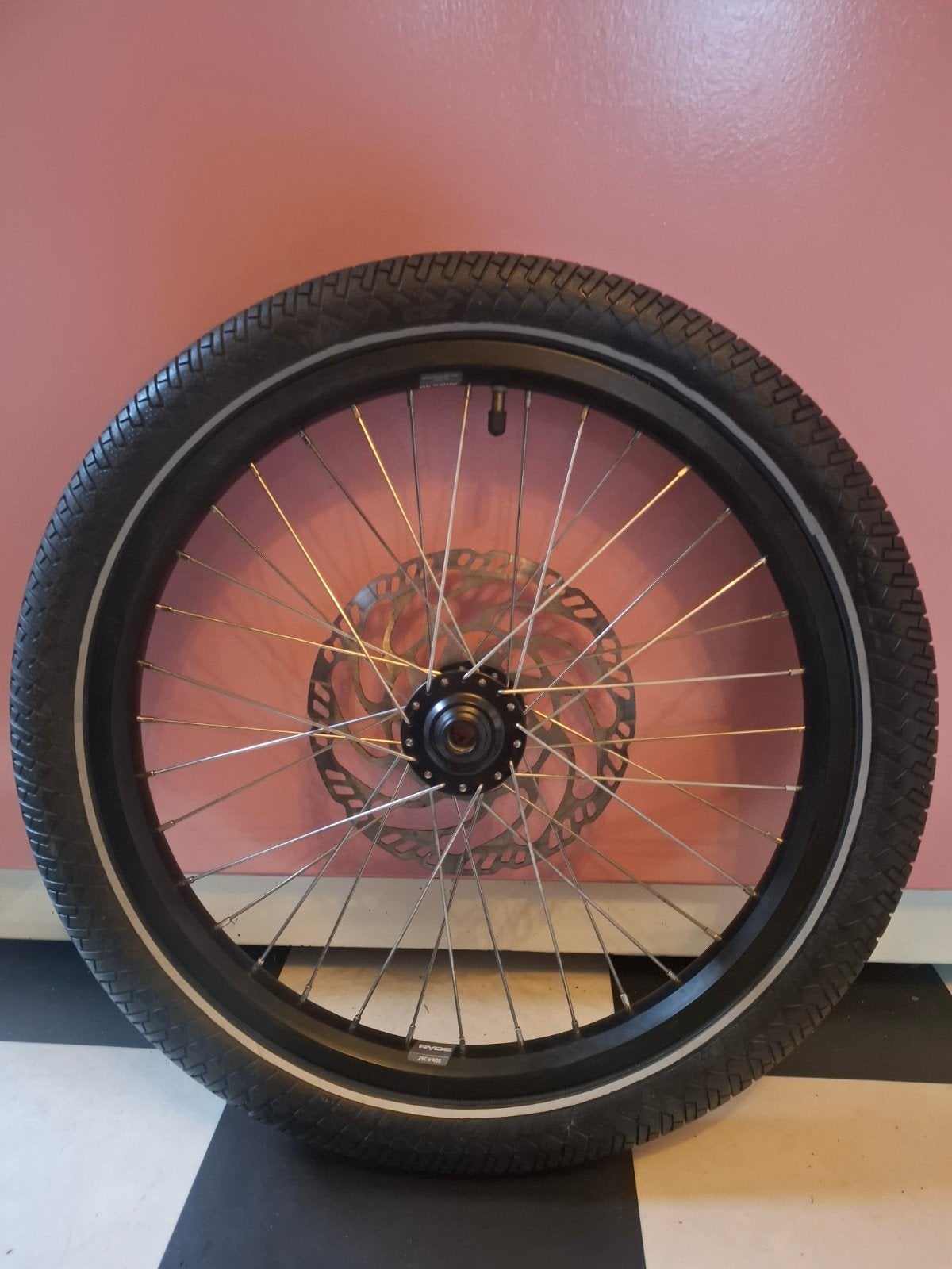 Urban Arrow Cargo voorwiel (100x15 steekas) als nieuw, Wiel, Urban Arrow, Bakfiets, Ophalen of Verzenden