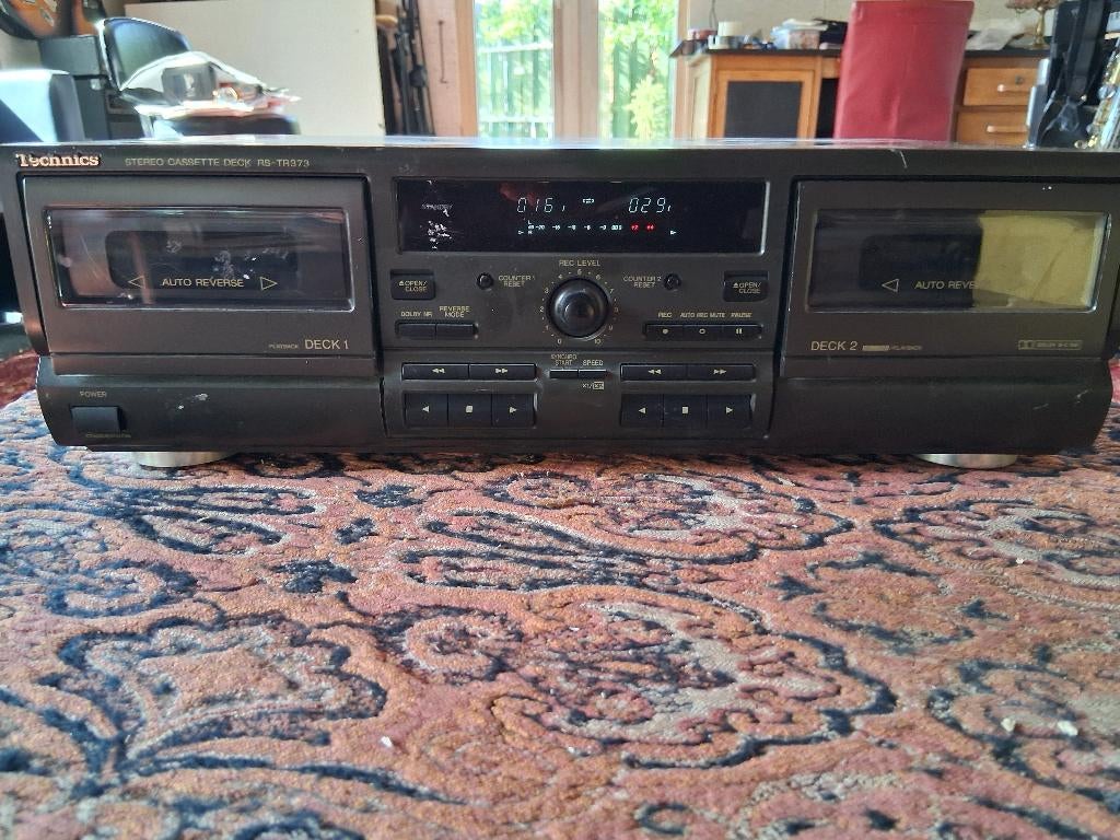 cassette deck Technics RS-TR 373, Ophalen of Verzenden, Dubbel, Overige merken, High speed dubbing