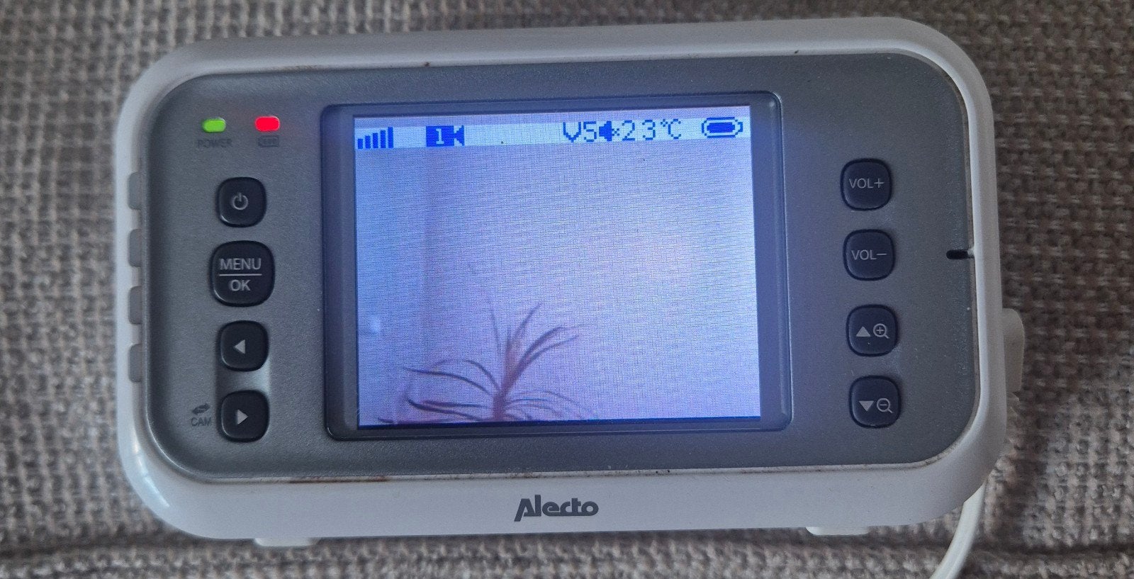 Alecto DVM-76 babyfoon met camera, Ophalen of Verzenden, Gebruikt, 100 tot 250 meter, Camera