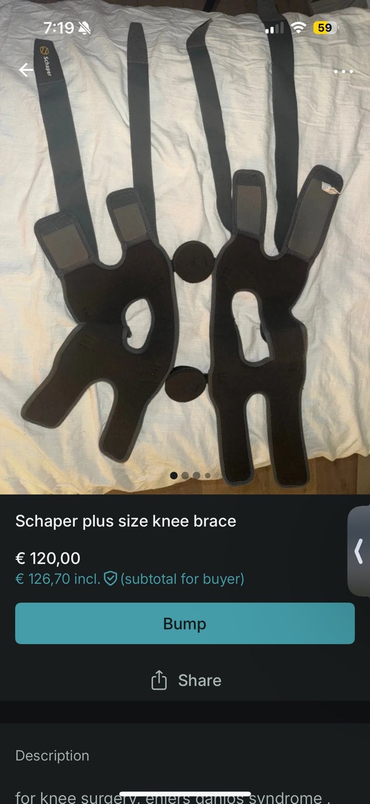 Verschillende braces, Ophalen of Verzenden, Zo goed als nieuw