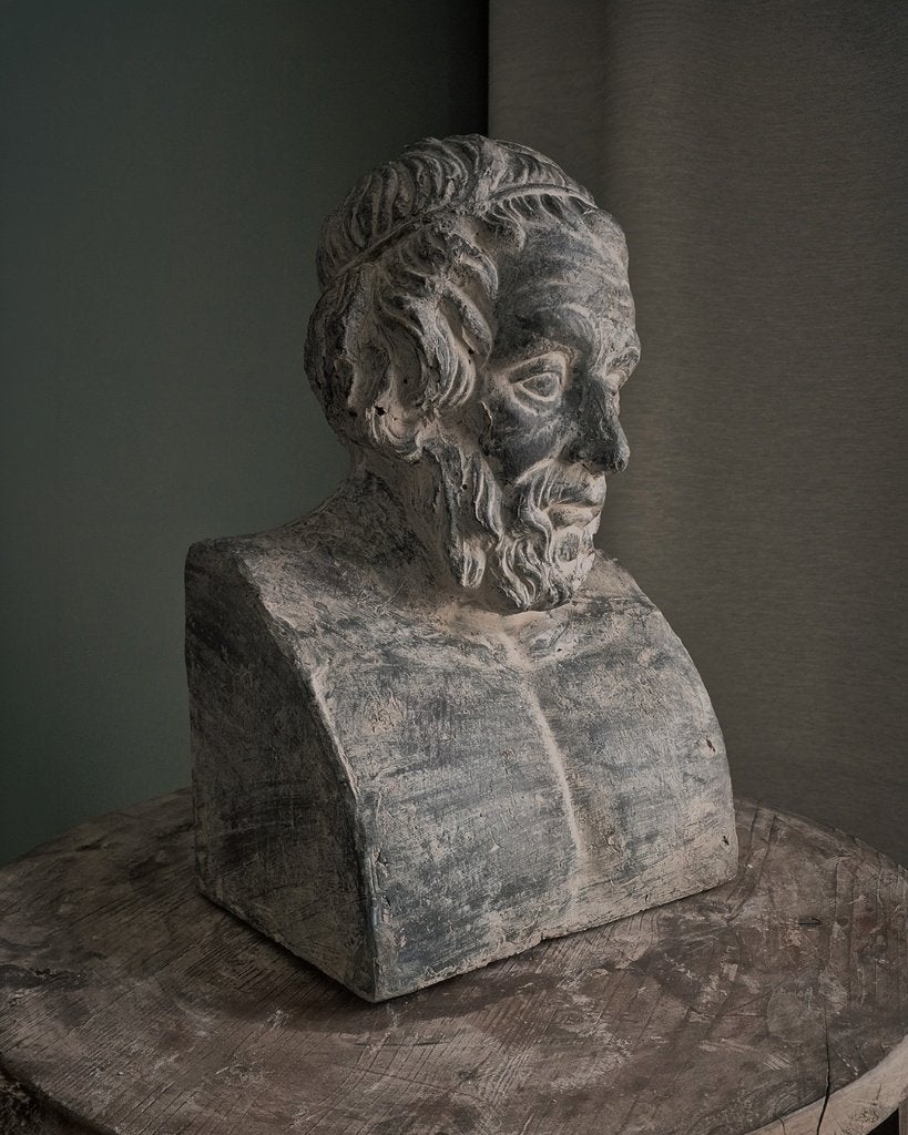 Terracotta buste Homerus, Ophalen, Handgemaakt, Buste, 20 - 50 cm