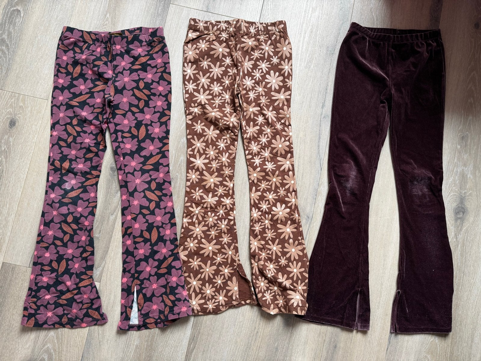 Z8 in maat 134 - Set van 3 flared broeken, Kinderen en Baby's, Kinderkleding | Maat 134, Ophalen of Verzenden, Gebruikt, Meisje