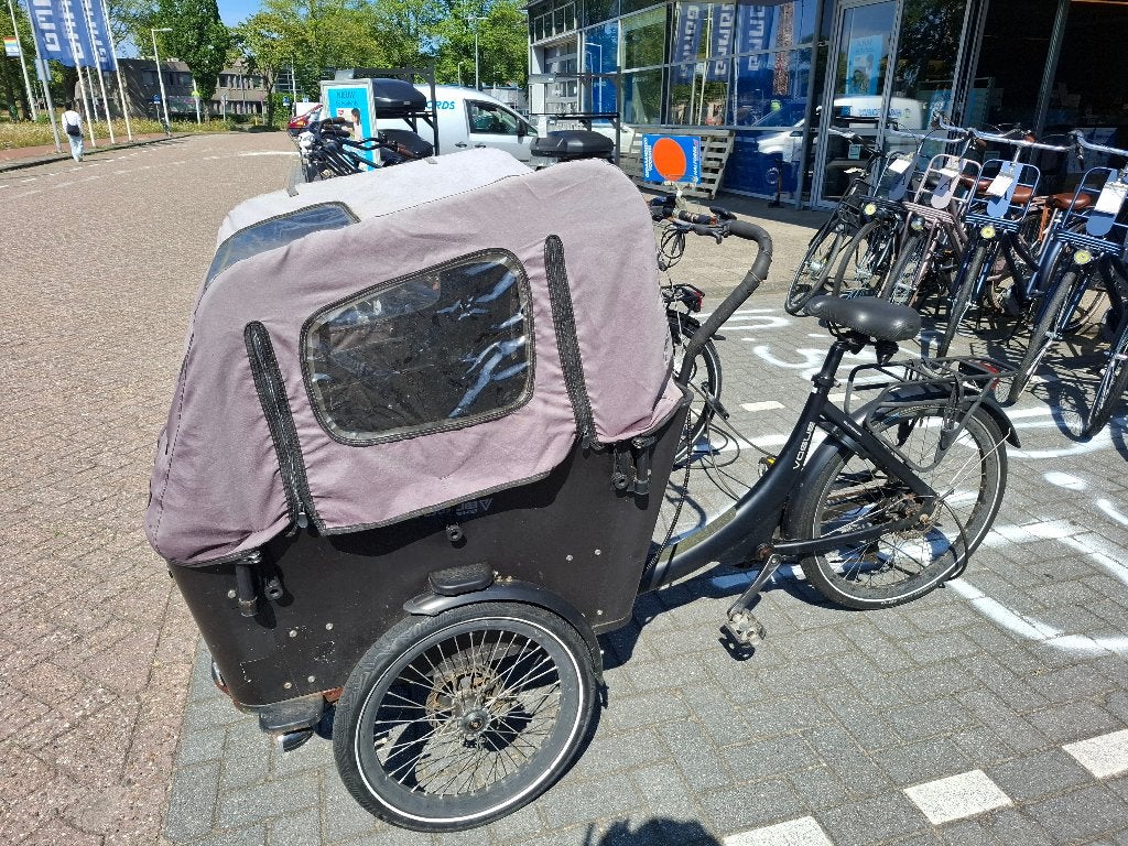 Vogue Superior Bakfiets, 4 kinderen of meer, Gebruikt, Huif, Schijfrem