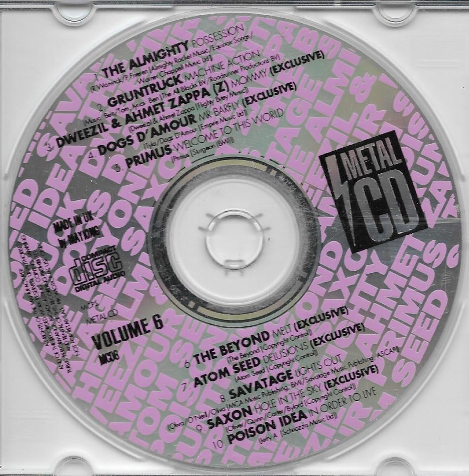 Metal cd volume 6 - Diverse artiesten, Cd's en Dvd's, Verzenden, Gebruikt