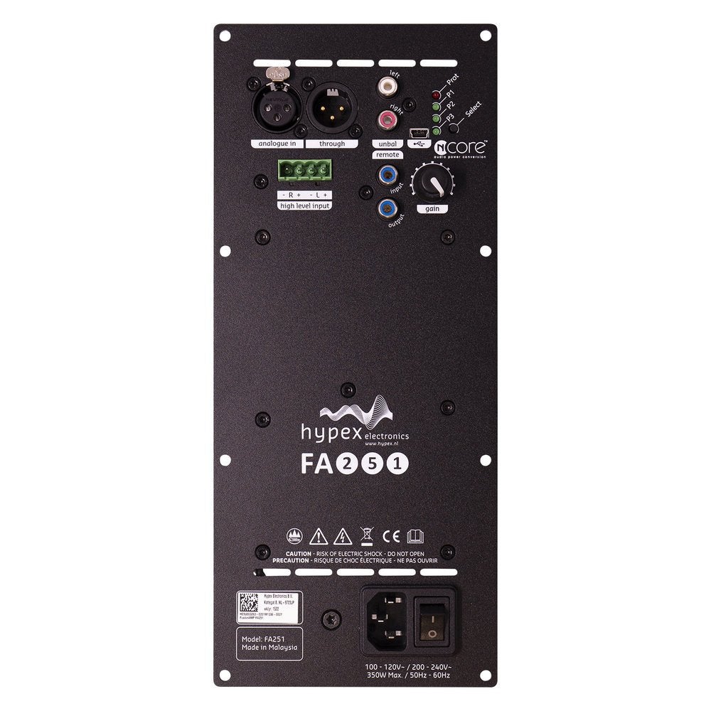 Hypex fa251, Ophalen of Verzenden, 120 watt of meer, Overige merken