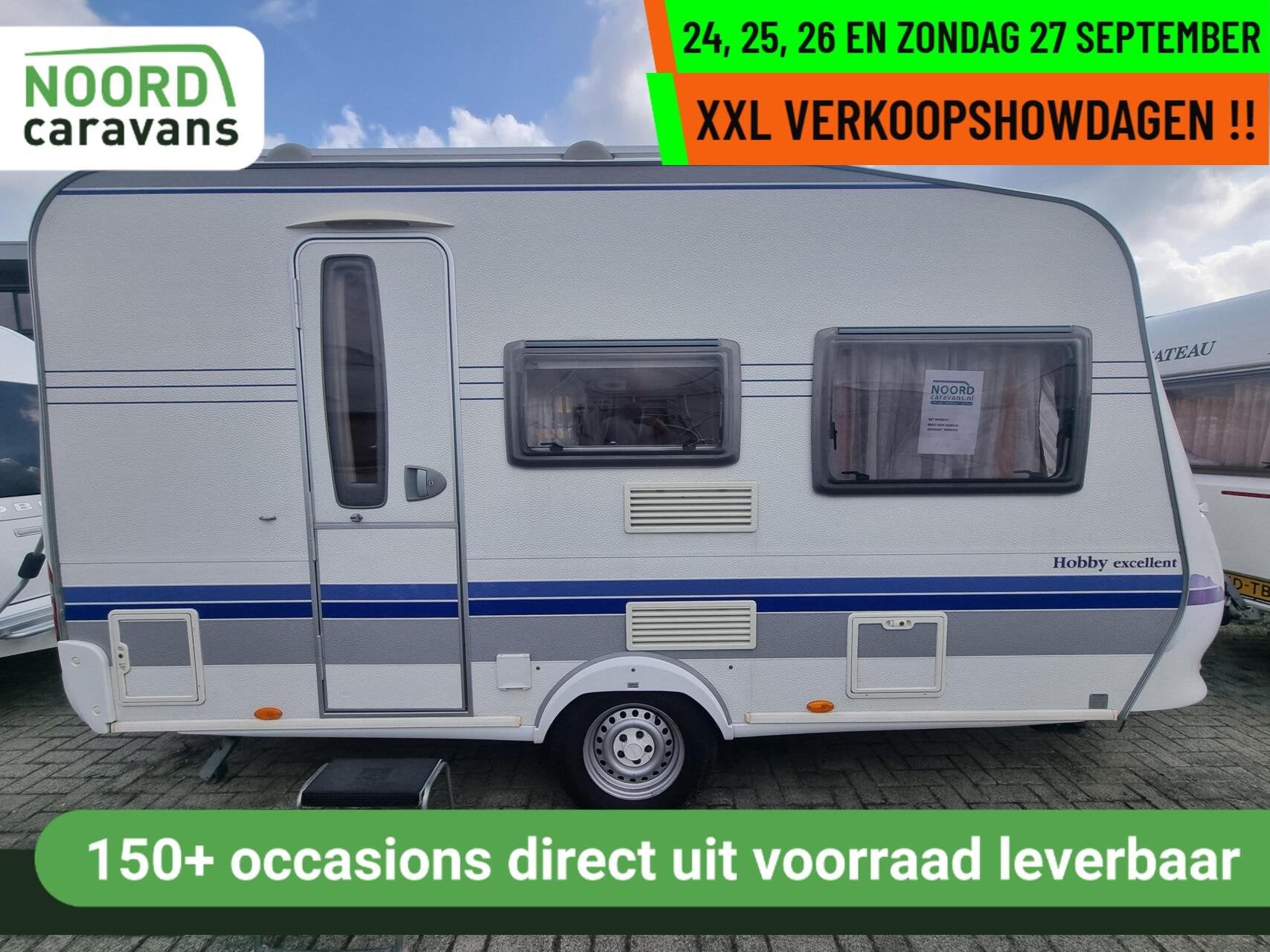 Hobby - XXL VERKOOPSHOW 24,25,26 & 27 SEPT. 10-17 UUR, Caravans en Kamperen, Hobby, Bedrijf, 750 - 1000 kg, 5 tot 6 meter