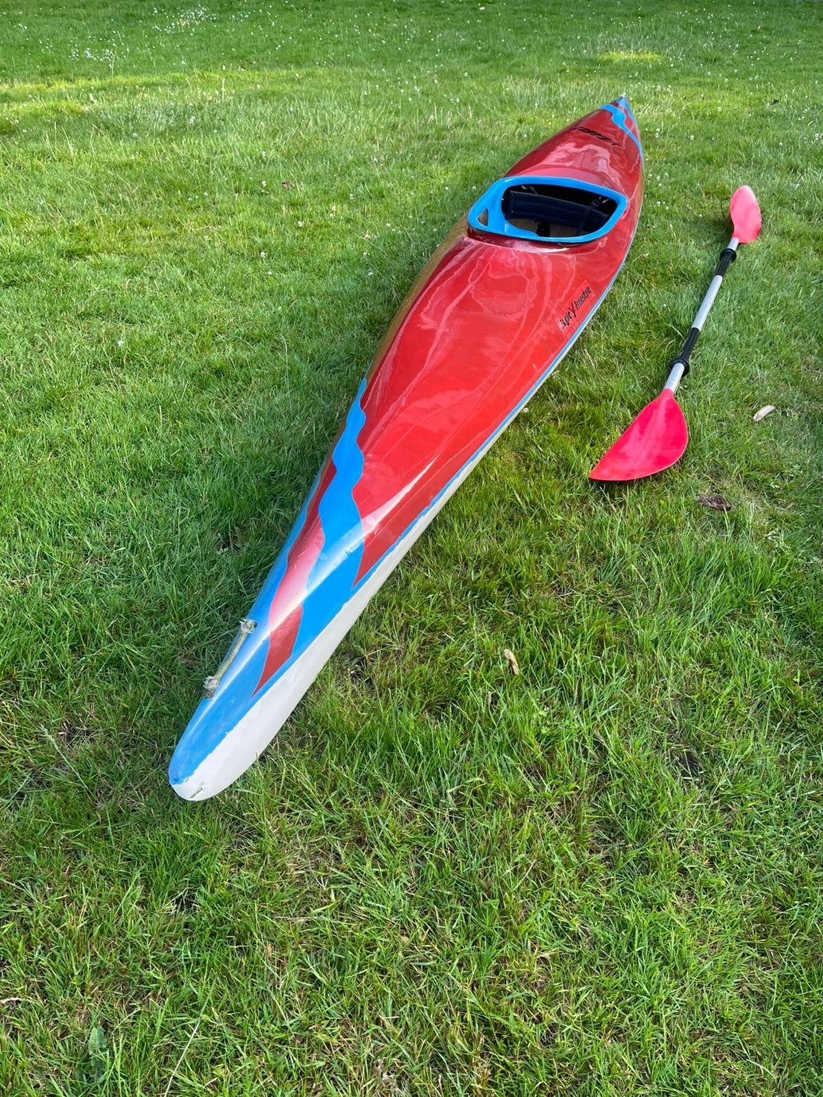 Kajak Y Eagle Freestyle met peddel, Watersport en Boten, Kajaks, Ophalen, Gebruikt, 1-persoons