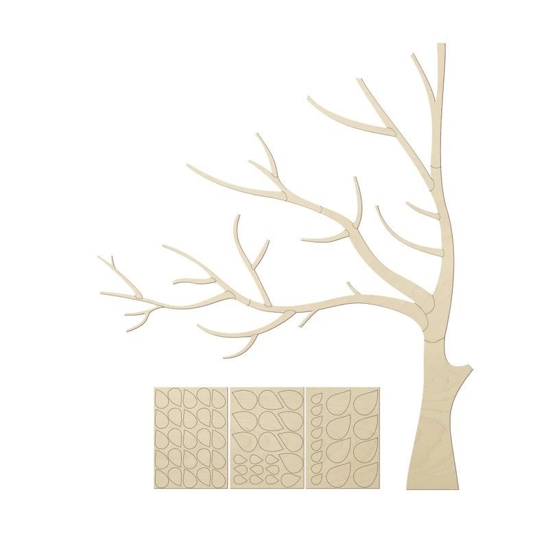 Muurdecoratie boom hout, Overige merken, Nieuw, Wanddecoratie, Ophalen