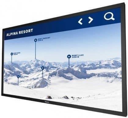Philips 65BDL3051T/00 – 65 inch 4K Touch Signage Display, Ophalen, IPS, Phillips., VGA