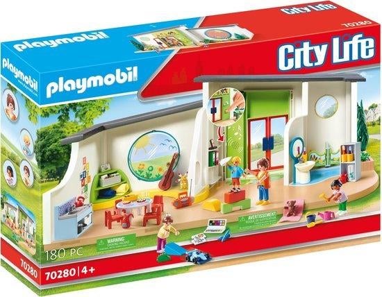 70280 + 9870 kinderdagverblijf "De Regenboog" + speelhoek, Kinderen en Baby's, Speelgoed | Playmobil, Ophalen of Verzenden, Nieuw