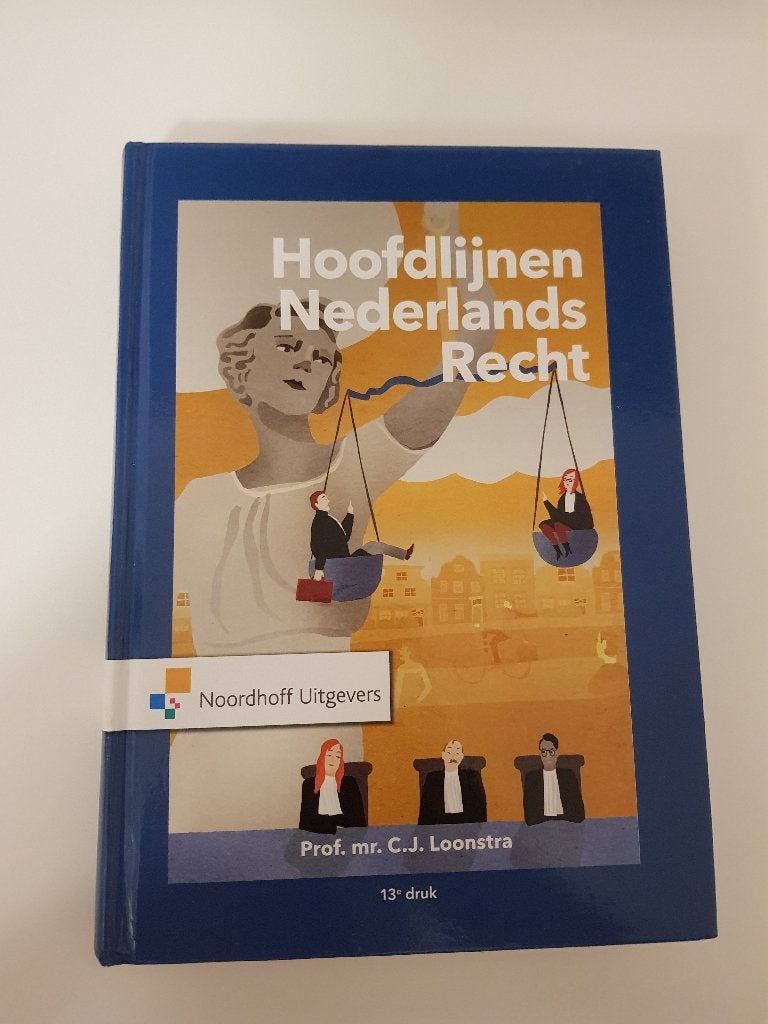 Hoofdlijnen Nederlands Recht, Boeken, Ophalen of Verzenden, Zo goed als nieuw, Noordhoff Uitgevers, Alpha