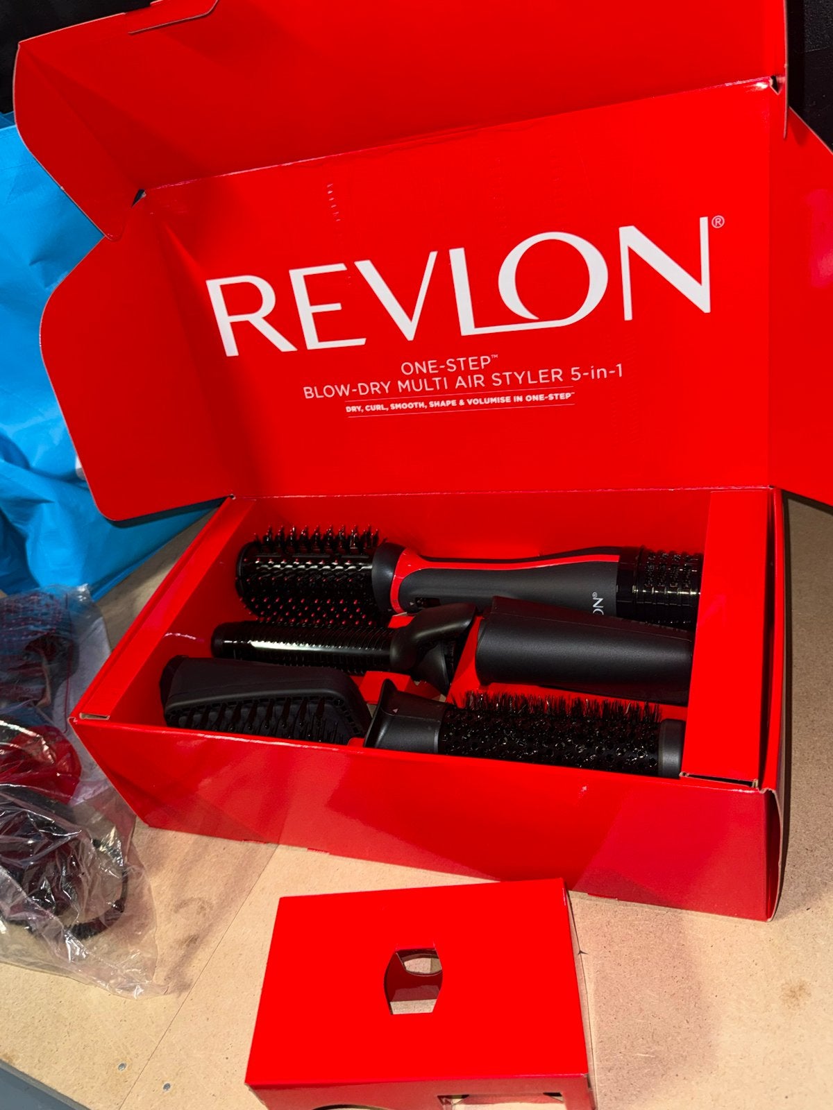 Revlon One-Step Blow-Dry Multi Air Styler 5-in-1, Ophalen of Verzenden, Zo goed als nieuw, Haarverzorging