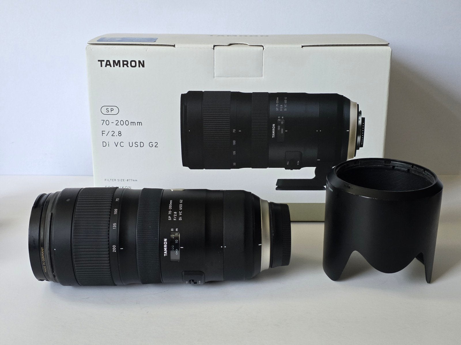 Tamron SP 70-200mm F/2.8 Di VC USD G2 Nikon F-vatting, Audio, Tv en Foto, Fotografie | Lenzen en Objectieven, Ophalen, Gebruikt