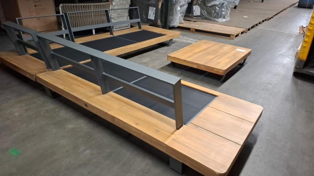Fonteyn Toronto zonder kussens, Tuin en Terras, Ophalen, 6 zitplaatsen, Nieuw, Loungeset